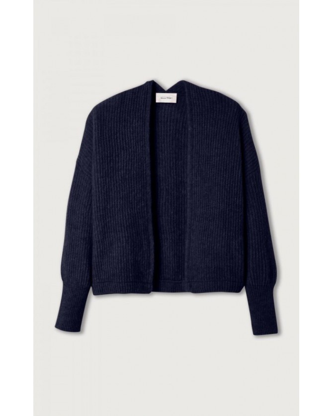 Ζακέτα American Vintage Σκούρο μπλε EAST19A-NAVY CHINE