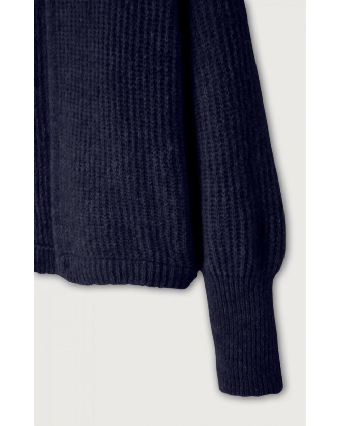 Ζακέτα American Vintage Σκούρο μπλε EAST19A-NAVY CHINE