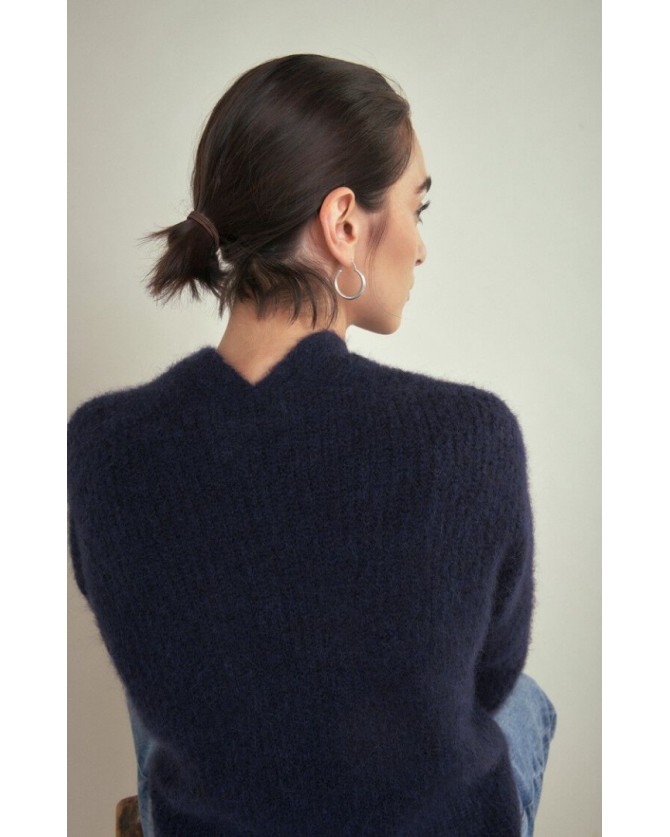 Ζακέτα American Vintage Σκούρο μπλε EAST19A-NAVY CHINE