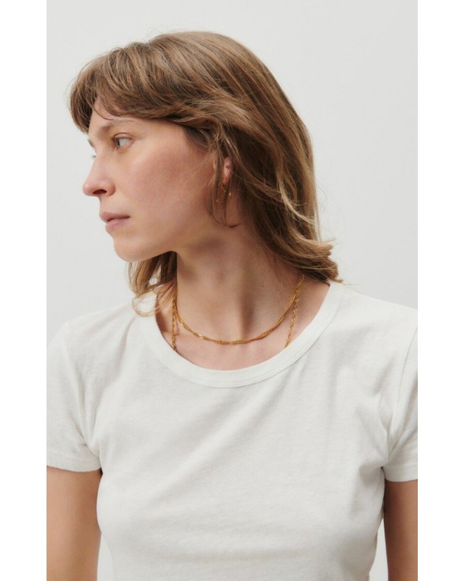 T-shirt American Vintage Λευκό GAMI02B-BLANC