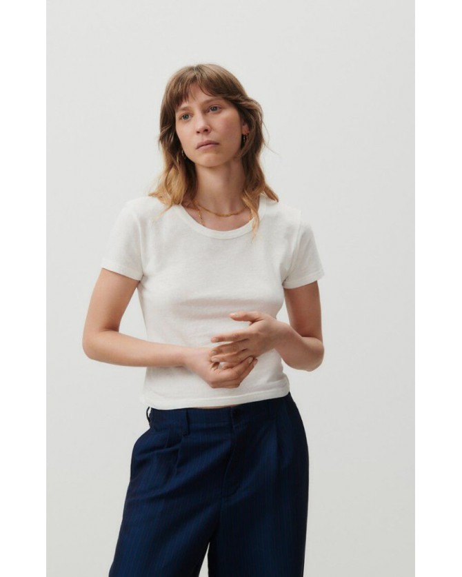 T-shirt American Vintage Λευκό GAMI02B-BLANC