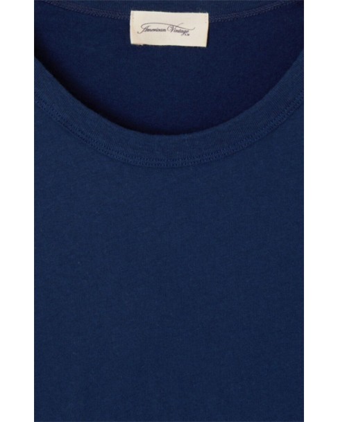 T-shirt Amerivan Vintage Σκούρο μπλε GAMI02B-NAVY