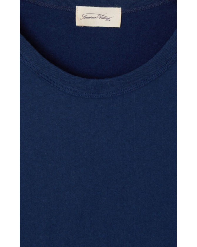 T-shirt Amerivan Vintage Σκούρο μπλε GAMI02B-NAVY