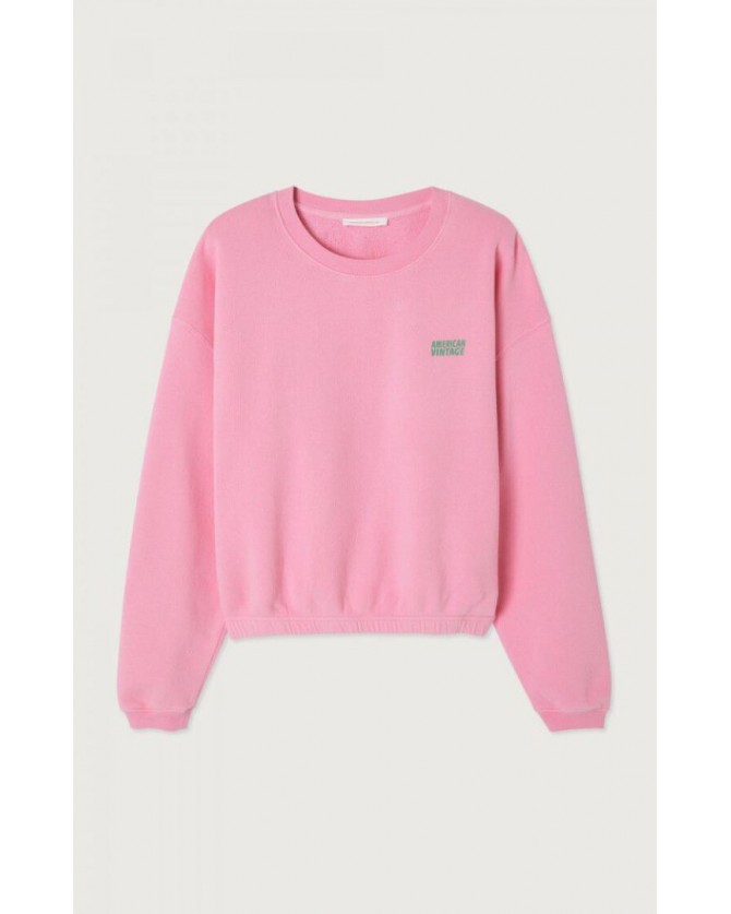 Φούτερ American Vintage Ροζ IZU03A-ROSE VINTAGE