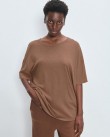 T-shirt American Vintage Καφέ JAC02AV-CHOCOLAT VINTAGE