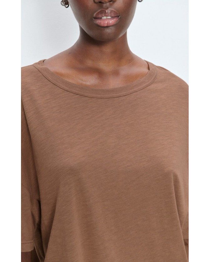 T-shirt American Vintage Καφέ JAC02AV-CHOCOLAT VINTAGE