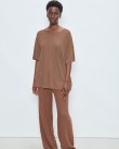 T-shirt American Vintage Καφέ JAC02AV-CHOCOLAT VINTAGE