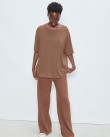T-shirt American Vintage Καφέ JAC02AV-CHOCOLAT VINTAGE