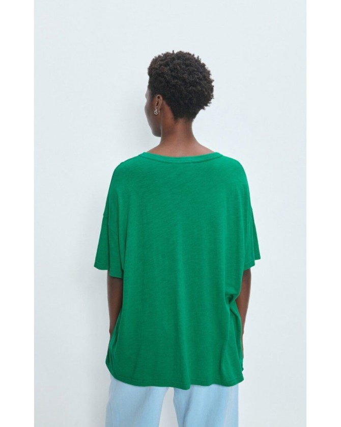 T-shirt American Vintage Πράσινο JAC02AV-MENTHE VINTAGE