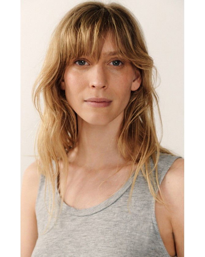 Top American Vintage Γκρι JAC47-GRIS CHINE