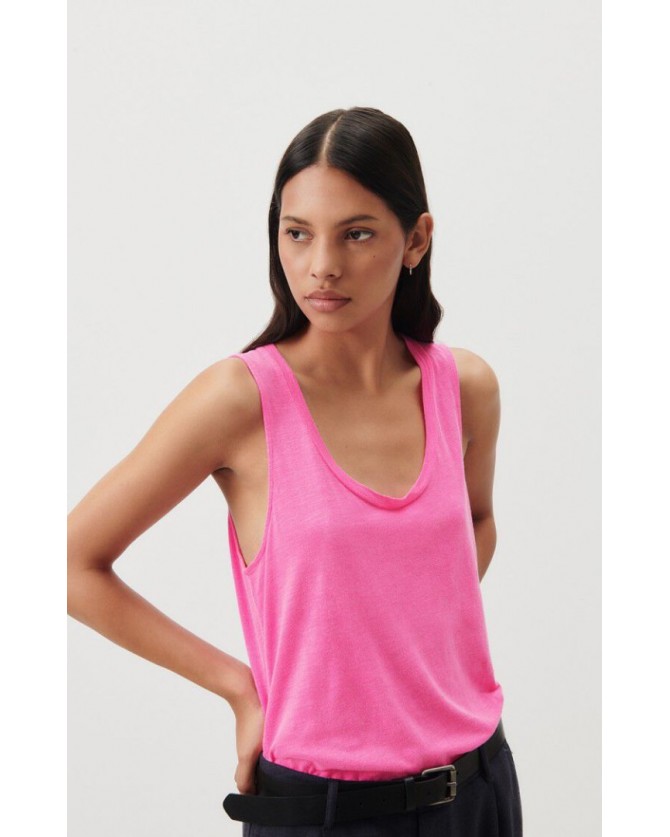 Top American Vintage Ροζ fluo JAC47V-ROSE FLUO