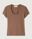 T-shirt American Vintage Καφέ JAC48V-CHOCOLAT VINTAGE