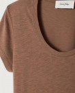 T-shirt American Vintage Καφέ JAC48V-CHOCOLAT VINTAGE