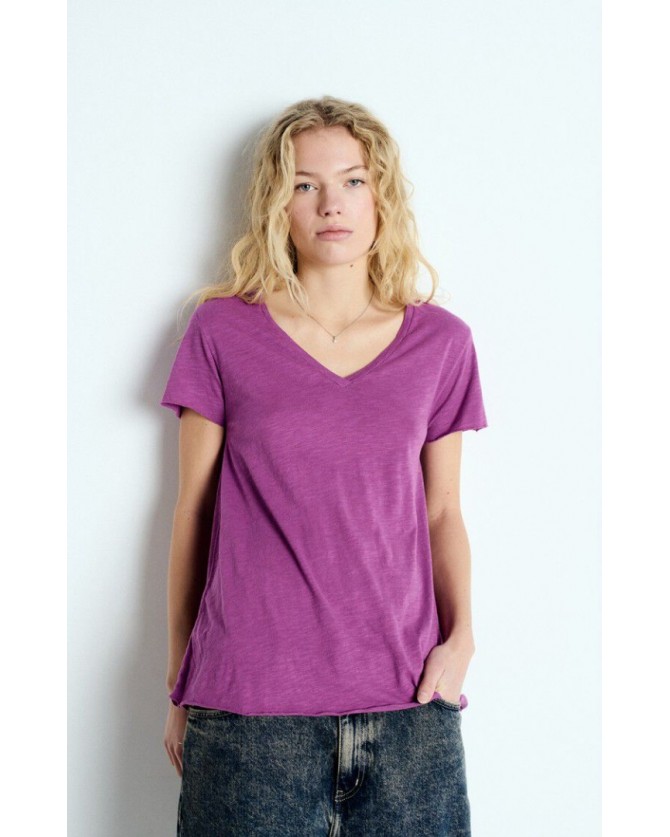 T-shirt American Vintage Μωβ JAC51V-GERANIUM VINTAGE