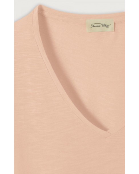 T-shirt American Vintage Ροζ απαλό JAC51V-ROSEE VINTAGE