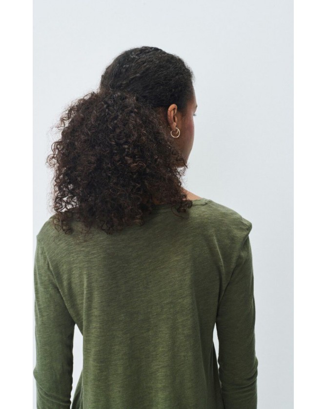 Μπλούζα American Vintage Λαδί JAC52V-KAKI VINTAGE