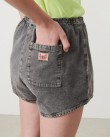 Shorts γυναικείο American Vintage βαμβακερό Γκρι JAZ09A-GREY