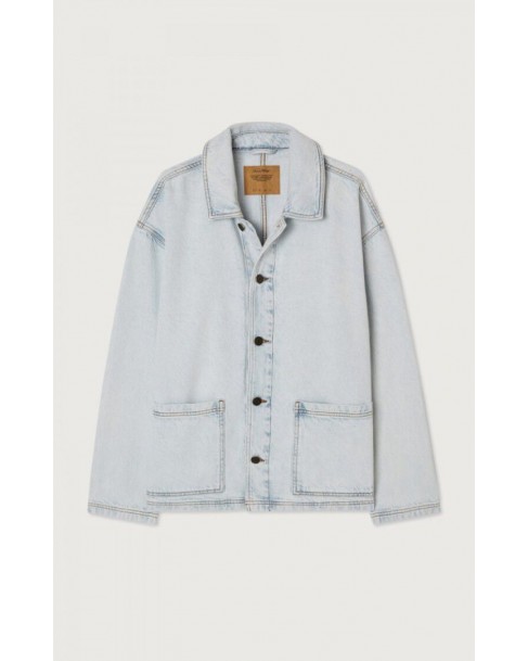 Μπουφάν American Vintage Μπλε JOY16I-WINTER BLEACHED