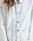 Μπουφάν American Vintage Μπλε JOY16I-WINTER BLEACHED