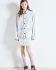 Μπουφάν American Vintage Μπλε JOY16I-WINTER BLEACHED