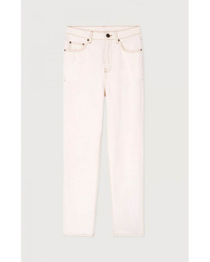 Jeans American Vintage Εκρού JOZ11A-OFF WHITE