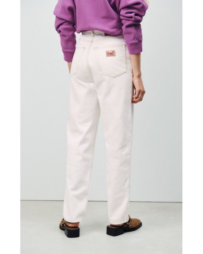 Jeans American Vintage Εκρού JOZ11A-OFF WHITE