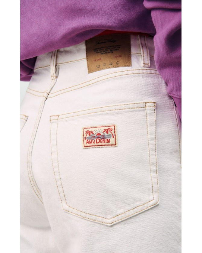 Jeans American Vintage Εκρού JOZ11A-OFF WHITE