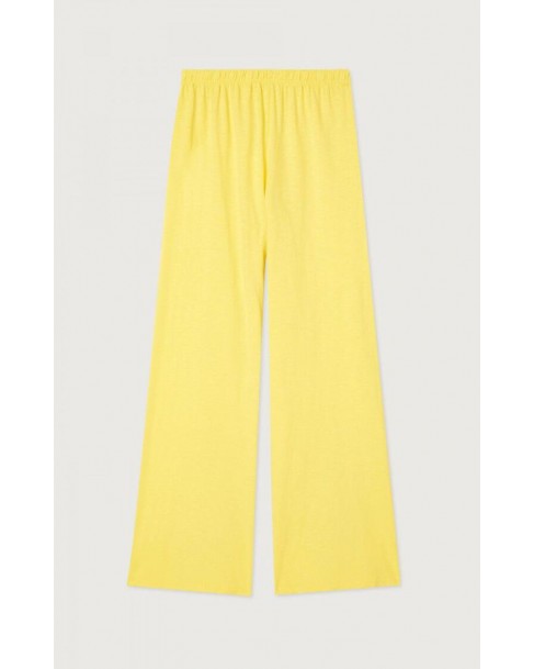 Παντελόνι φόρμα American Vintage Κίτρινη LAW05B-PISSENLIT VINTAGE