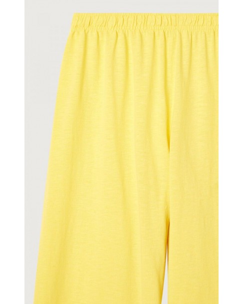 Παντελόνι φόρμα American Vintage Κίτρινη LAW05B-PISSENLIT VINTAGE