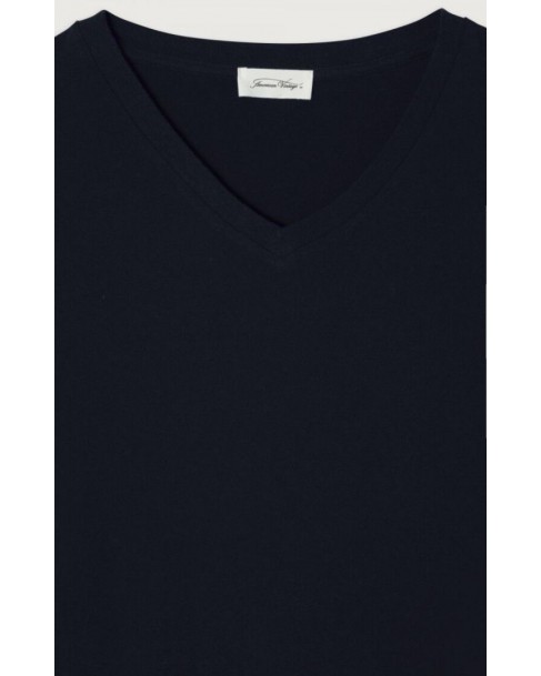 T-shirt v-neck American Vintage Μαύρο MGAMI02B-NOIR