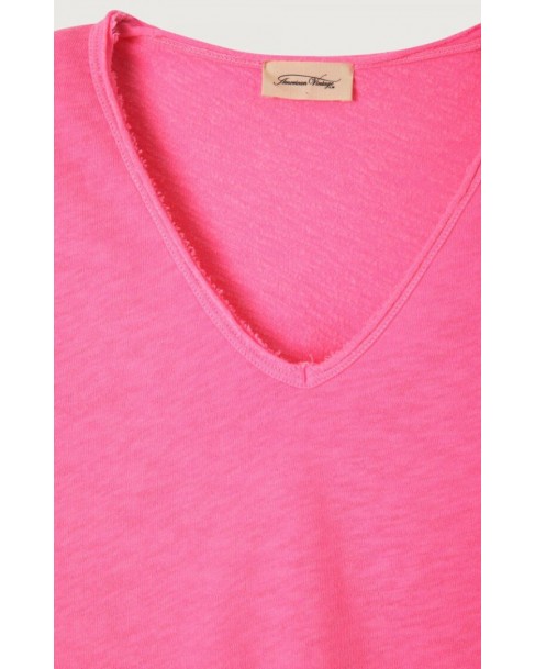 T-shirt American Vintage Ροζ SON02AG-PINK ACID FLUO
