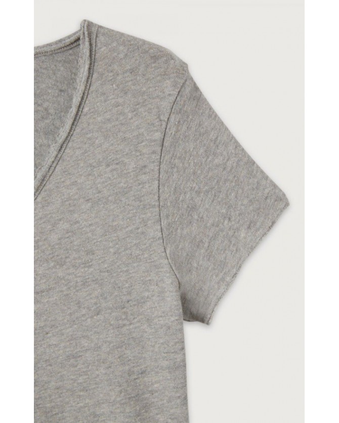 T-shirt American Vintage Γκρι SON02AG-GRIS CHINE