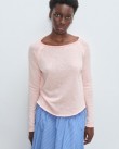Μπλούζα American Vintage Σομόν SON31G-CAMELIA VINTAGE