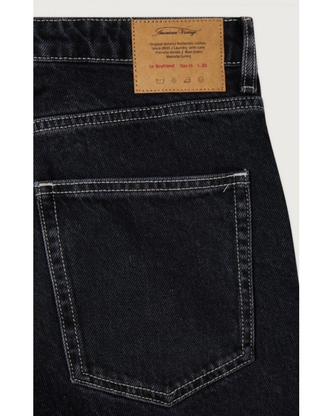 Jeans American Vintage Μαύρο YOP11I-BLACK VINTAGE