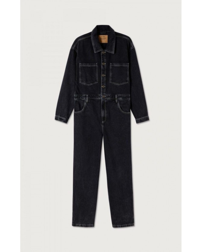 Ολόσωμη φόρμα American Vintage Μαύρη YOP12G-BLACK VINTAGE