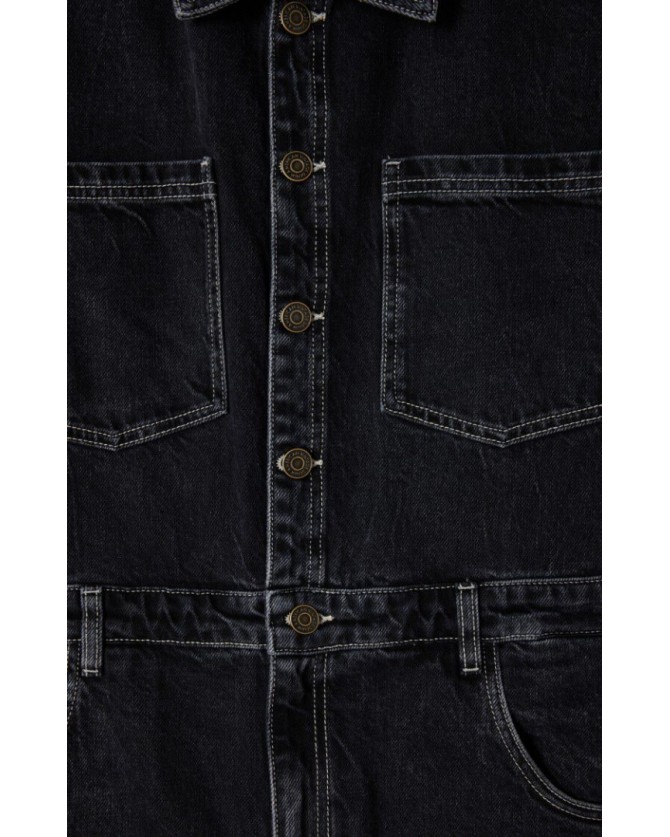 Ολόσωμη φόρμα American Vintage Μαύρη YOP12G-BLACK VINTAGE