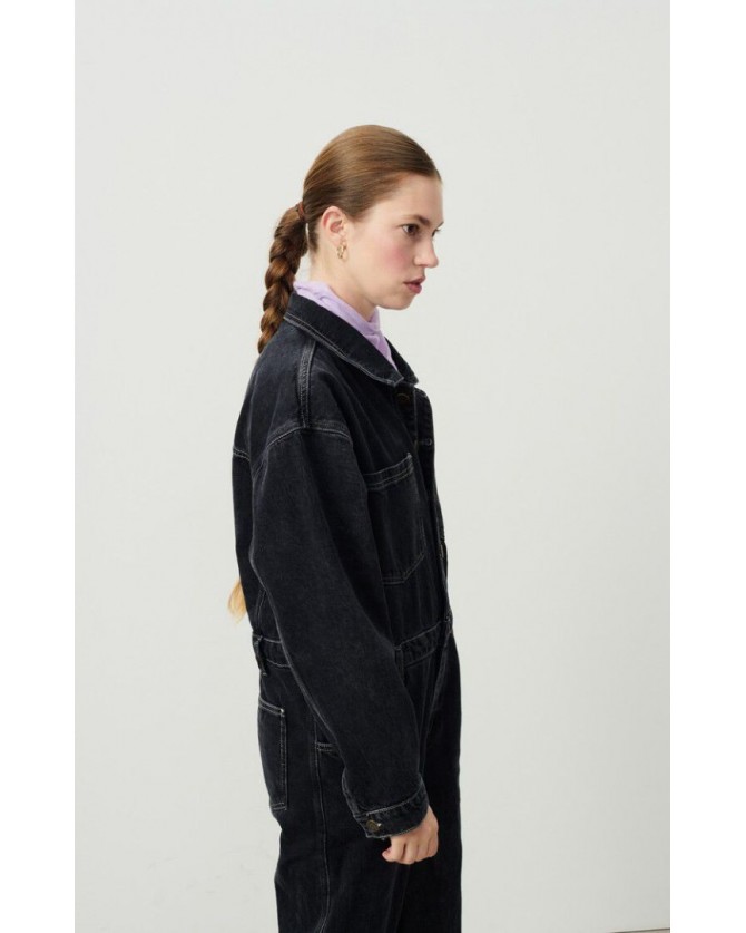 Ολόσωμη φόρμα American Vintage Μαύρη YOP12G-BLACK VINTAGE