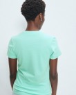 T-shirt American Vintage Τυρκουάζ YPA02D-RIVIERA CHINE
