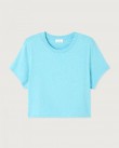 T-shirt γυναικείο American Vintage Σιέλ YPA02G-PISCINE CHINE