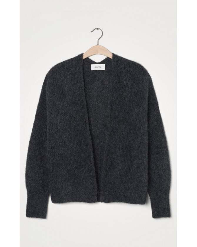 Ζακέτα American Vintage Γκρι EAST19A-ANTHRACITE CHINE