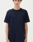 T-shirt American Vintage Σκούρο μπλε MFIZ02A-NAVY VINTAGE