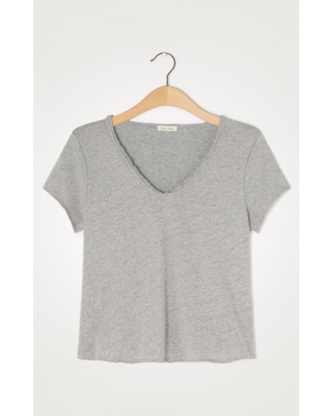 T-shirt American Vintage Γκρι SON02AG-GRIS CHINE