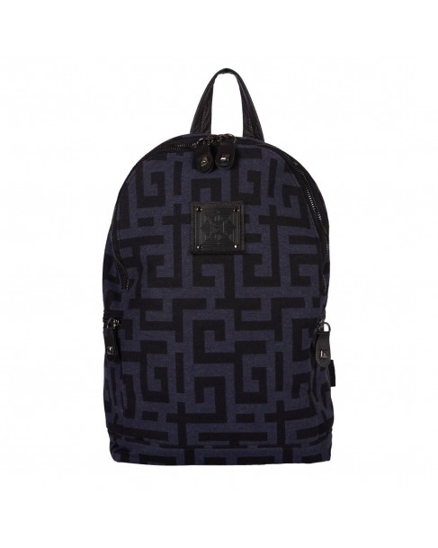 Backpack AMES Σκούρο μπλε OLYFOS BAG-INDIGO BLACK