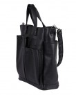 Τσάντα AMES Μαύρη KYROS LEATHER-BLACK