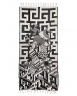 Πετσέτα AMES Μαύρο-Λευκό AMES TOWEL 3DMINO-BLACK WHITE