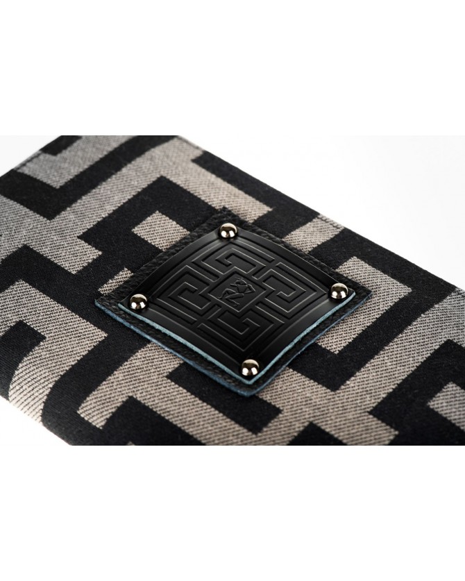Πορτοφόλι Ames Μπεζ AMES WALLET MEDIUM-BEIGE BLACK
