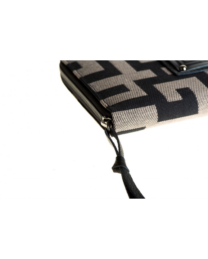 Πορτοφόλι Ames Μπεζ AMES WALLET MEDIUM-BEIGE BLACK