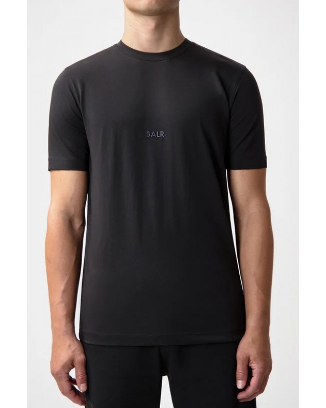 T-Shirt BALR. Μαύρο B1112.1280.102-Jet Black