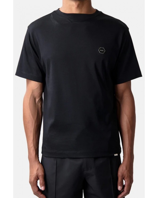 T-shirt BALR. Μαύρο B1112.1295.102-Jet Black