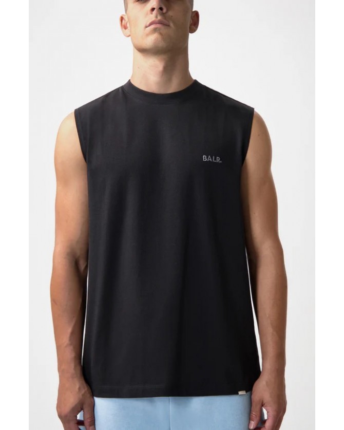 T-shirt BALR. Μαύρο B1113.1004.102-Jet Black